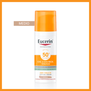 Eucerin Sun Face Oil Control Dry Touch Color FPS50+ 50ml