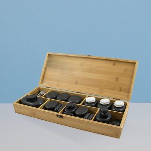 Set 64 piedras basalto para masaje Breathe