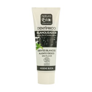 Dentífrico blanqueador menta-carbon activo 75ml Naturabio