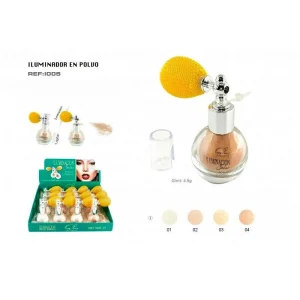 ILUMINADOR SOLAR POLVO DORADO