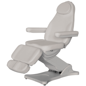 AURA: Camilla/sillón eléctrico de estética de 3 cuerpos + agujero facial con cojín  reposacabezas