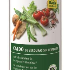 CALDO DE VERDURAS SIN LEVADURA 350G