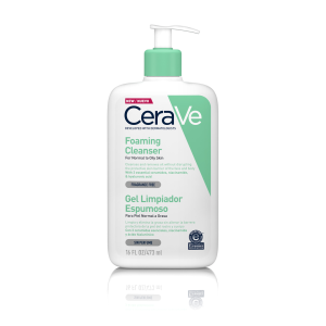 CERAVE GEL LIMPIADOR ESPUMOSO 473 ML.