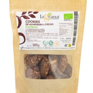 COOKIES DE AVENA Y ESPELTA CON ALMENDRA Y CACO ECO 185G
