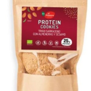 COOKIES PROTEIN TRIGO SARRACENO CON ALEMENDRAS Y SESAMO BIO 130G