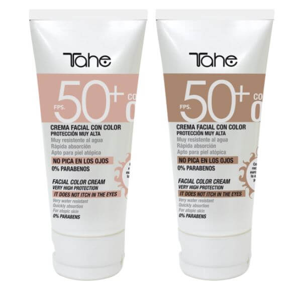 Crema Facial Tahe Protección con color 50 SPF - Imagen 2