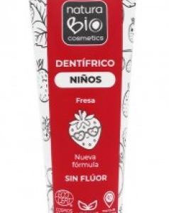DENTRIFICO DE NIÑOS SABOR FRESA SIN FLUOR 75ML