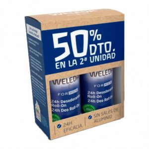 DUPLO DESODORANTE ROLL-ON HOMBRE 2ª50%
