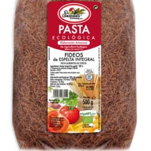 FIDEOS DE TRIGO ESPELTA INTEGRAL BIO, 500 g