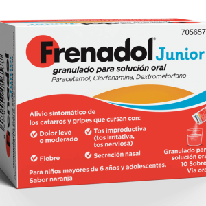 Frenadol Junior 10 Sobres Granulado Para Solucion Oral