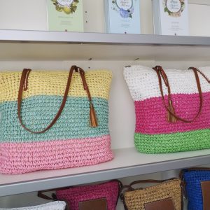 BOLSO MIMBRE BICOLOR