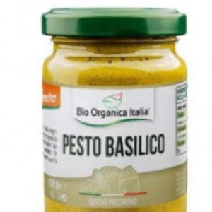 PESTO BASILICO ALBAHACA PECORINO BIO 130G