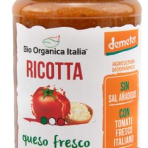 SALSA DE TOMATE CON RICOTTA BIO 350G