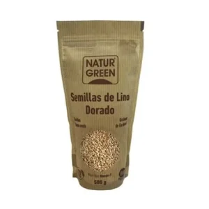 Semillas de Lino Dorado Bio NaturGreen, 500 gr