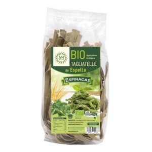 TAGLIATELLE DE ESPELTA CON ESPINACAS BIO 250GR