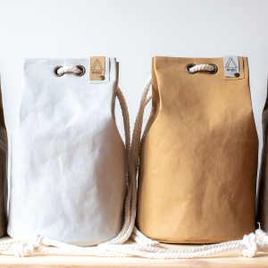Bolso saco pequeño de papel lavable