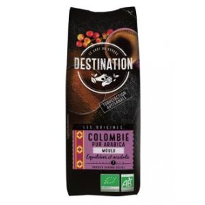 Café Colombia 100% Arábica molido Bio, 250gr. Destination