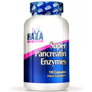 ENZIMAS HAYA LABS SUPER PANCREATIN ENZYMES (100 capsulas)