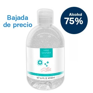 Gel hidroalcoholico manos 500ml 75% alcohol