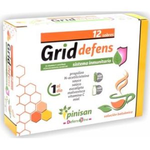 GridDefens (aumenta las defensas), 12 sobres. Pinisan