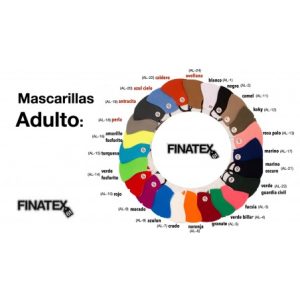 Talla adulto: comprar mascarillas lavables homologadas farmacia finatex