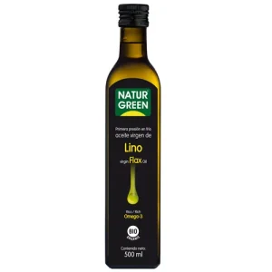 Aceite Virgen de Lino Bio NaturGreen, 500 ml