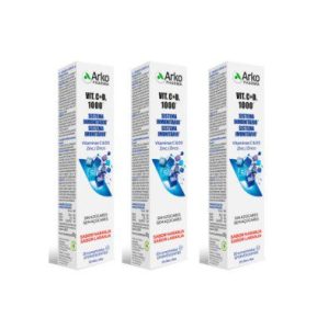 Arkopharma Vit C + D3 1000 Sistema Inmunitario 60 Comprimidos Efervescentes