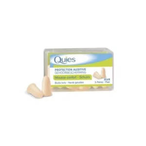 quies tapones oidos goma 6und color carne