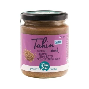 Tahini oscuro. Crema de sésamo con sal del Himalaya. 250g.