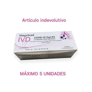 Test antígenos de farmacia 1 unidad SINGCLEAN