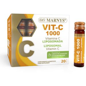 Vit-C 1000 (Vitamina C Liposomada), 20 viales. Marnys