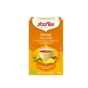 Infusión Detox con Limón Bio Yogi Tea, 17 bolsitas