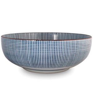 Bol Hondo Patro Azul Sendan Tokusa 21.5Cm 8Cm Alto